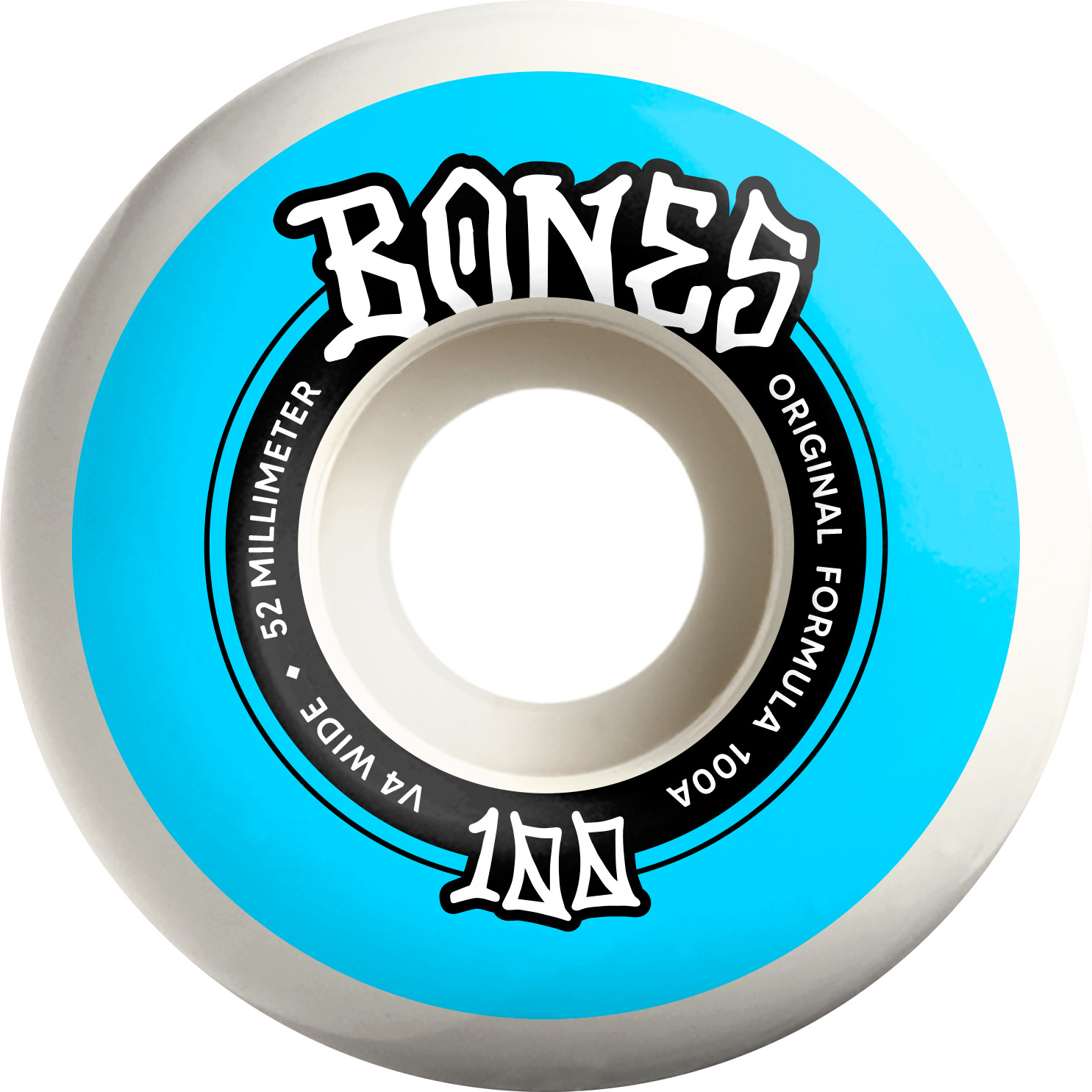BONES RUEDAS DE SKATE V4 52 100A WHITE FRONT