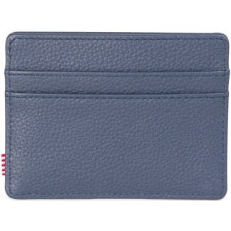 HERSCHEL CHARLIE RFID LEATHER (10360) - Navy Pebbled
