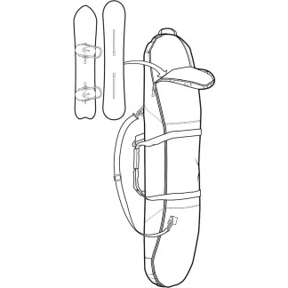 BURTON SNOW SPACE SACK (10992104 946) - Rasta