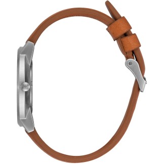 NIXON THE PORTER LEATHER (A1058 2853) - Silver / Tan