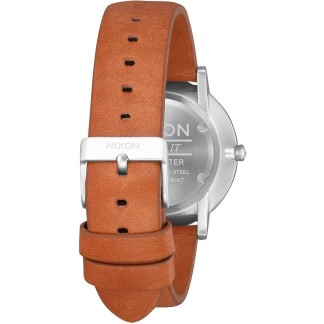 NIXON THE PORTER LEATHER (A1058 2853) - Silver / Tan