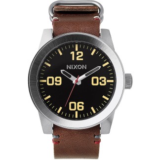 NIXON THE CORPORAL (A243 019) - Black / Brown