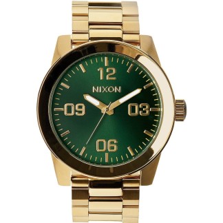 NIXON THE CORPORAL SS (A346 1919) - Gold / Green Sunray