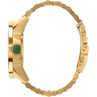 NIXON THE CORPORAL SS (A346 1919) - Gold / Green Sunray