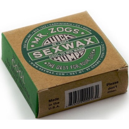 SEX WAX QUICK HUMPS 3X SOLF (Cool/Mid Warm) - Green