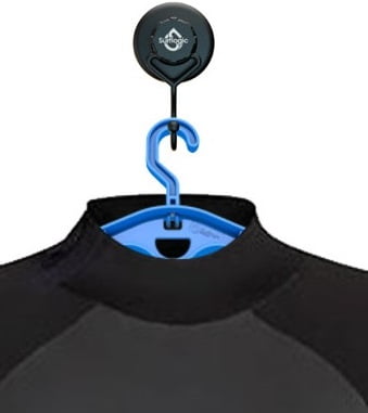 SURF LOGIC WETSUIT SUCTION HOOK - Black