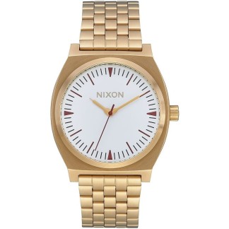 NIXON THE TIME TELLER (A045 3004) - Gold / Red / Saddle