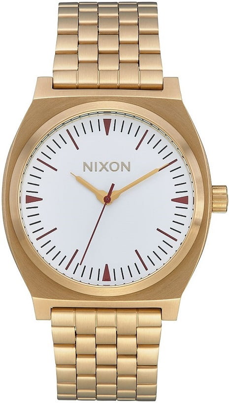 NIXON THE TIME TELLER (A045 3004) - Gold / Red / Saddle