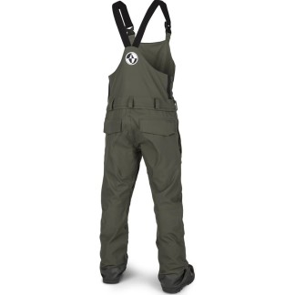 VOLCOM SNOW ROAN BIB OVERALL (G1351909) - Black Green