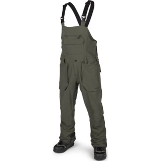 VOLCOM SNOW ROAN BIB OVERALL (G1351909) - Black Green