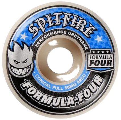 SPITFIRE RUEDS DE SKATE F4 99D 56 NATURAL BLUE ONE WHEEL