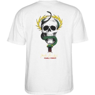 POWELL PERALTA MCGILL SKULL & SNAKE (STMPPMMSN) - White
