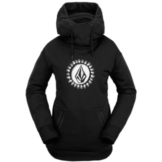 VOLCOM SNOW SUDADER DE CAPUCHA SPRING SHRED HD BLACK
