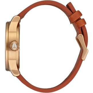 NIXON THE SENTRY LEATHER (A105 2621) - Gold / White / Saddle