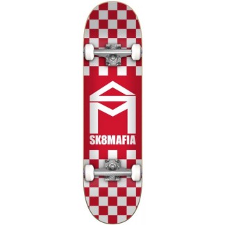 SK8MAFIA HOUSE LOGO 7.5" - Checker Red