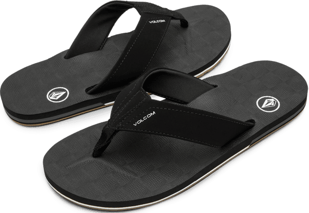 chancla volcom negras