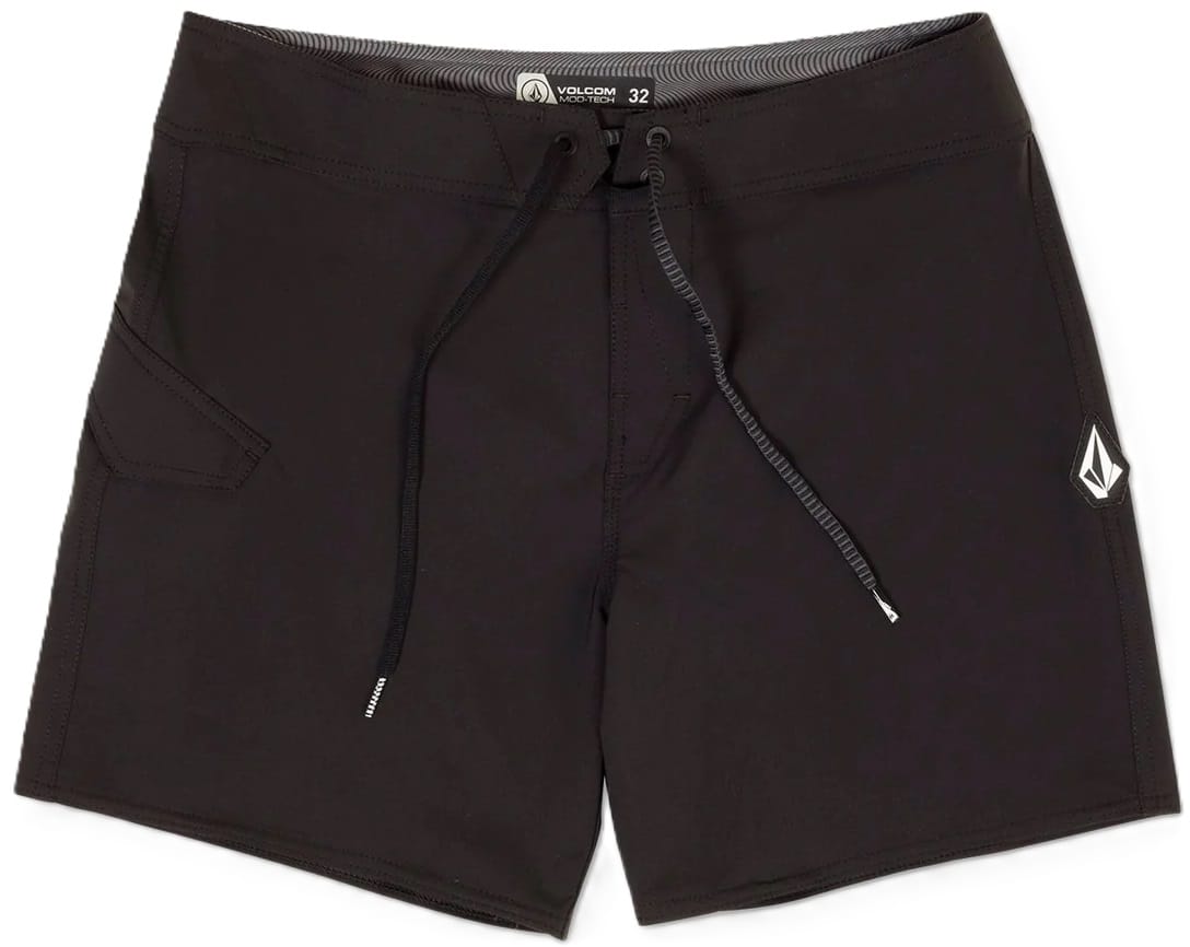 VOLCOM BAÑADOR LIDO SOLID MOD 16 BLACK FRONT