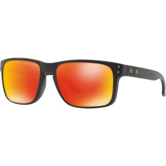 OAKLEY HOLBROOK (OO9102 E255) - Matte Black / Prizm Ruby