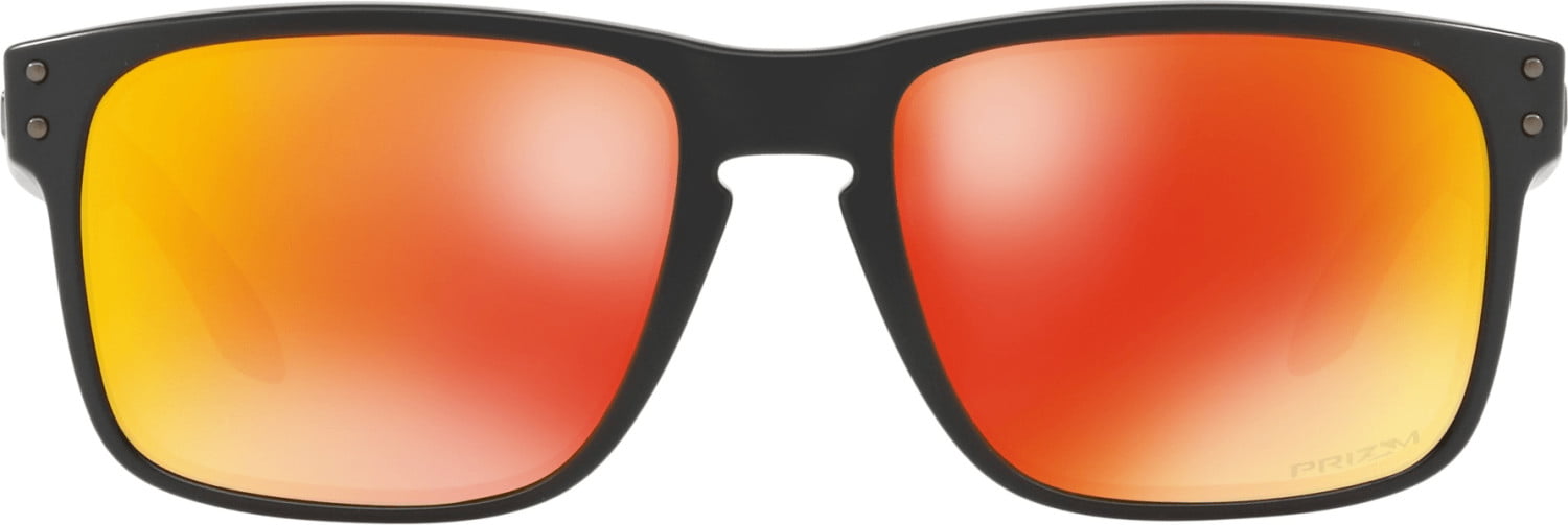 OAKLEY HOLBROOK (OO9102 E255) - Matte Black / Prizm Ruby