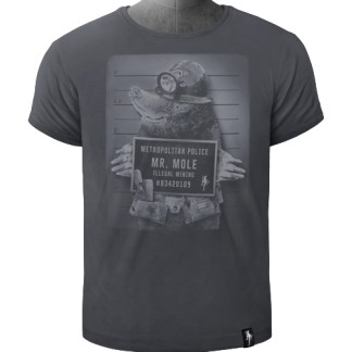 DIRTY VELVET MR. MOLE (DV61817) - Charcoal