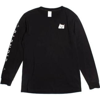 RIPNDIP LORD NERMAL POCKET LS (RND1416) - Black