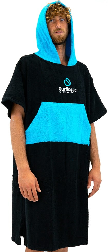 Surf Logic Poncho Junior Unisex: Asciugamano Da Campeggio E Trekking Per Bambini, Multicolore