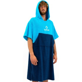 SURF LOGIC PONCHO - Cyan / Navy