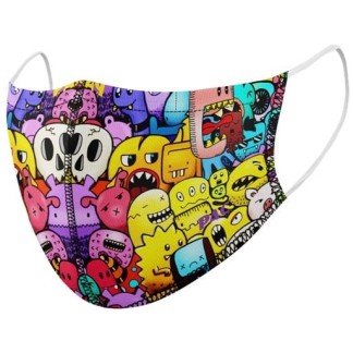 P.A.C MASCARILLAS 1 CAPA PARA NIÑOS (8803 003) - Monster + Smile