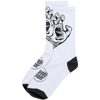 santa-cruz-screaming-hand-mono-socks-white