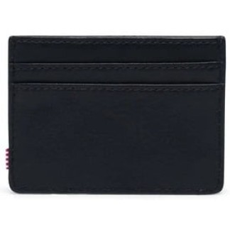 HERSCHEL CHARLIE LEATHER RFID (10845 00001) - Black