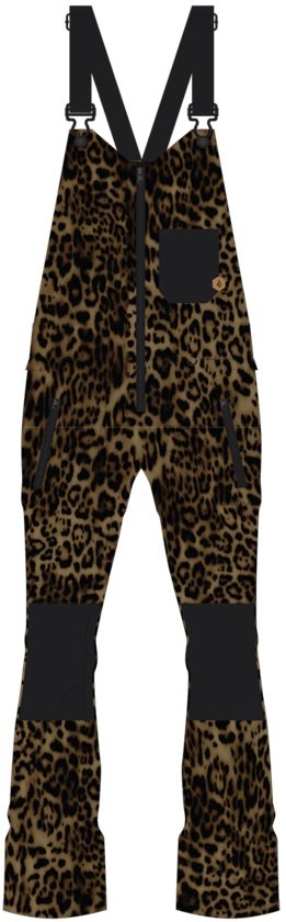 VOLCOM SNOW SWIFT BIB OVERALL (H1352103) - Leopard
