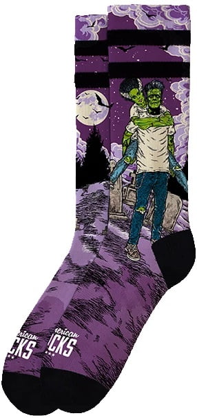 AMERICAN SOCKS FRANKENSTEIN (AS106) - Purple