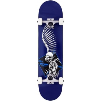 BIRDHOUSE FULL SKULL 2 7.5" (1032) - Dark Blue