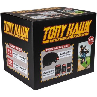 TONY HAWK PROTECTIVE SET S/M  (0011) - Black / Red