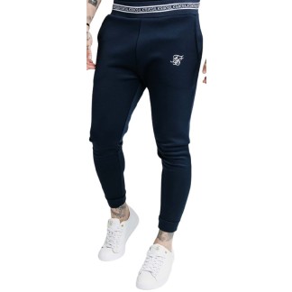 SIKSILK ELEMENT CUFF JOGGERS (17290) - Navy / White