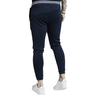 SIKSILK ELEMENT CUFF JOGGERS (17290) - Navy / White