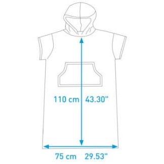 SURF LOGIC PONCHO (59801) - Black