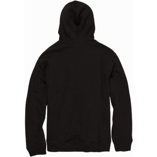 Sudadera Volcom Catch 91 de capucha color negro vista espalda