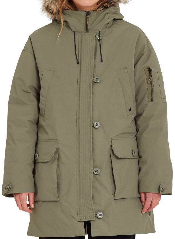VOLCOM WARMER N OVER 5K (B1732104) - Army Green Combo