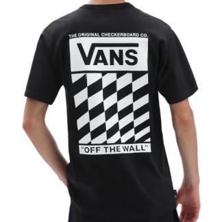 camiseta vans off the wall checker black