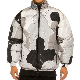 Chaqueta Grimey Gem Cutting reversible Puffy Black front