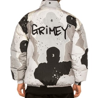Chaqueta Grimey Gem Cutting reversible Puffy Black back