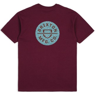 BRIXTON CREST II (16493) - Burgundy / Abstrac Blue [FALTA FOTO DELANTERA]