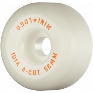 RUEDAS MINI·LOGO A-CUT 101A / 58mm - White