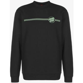 SUDADERA SANTA CRUZ sin capucha opus dot stripe cr black mint 002