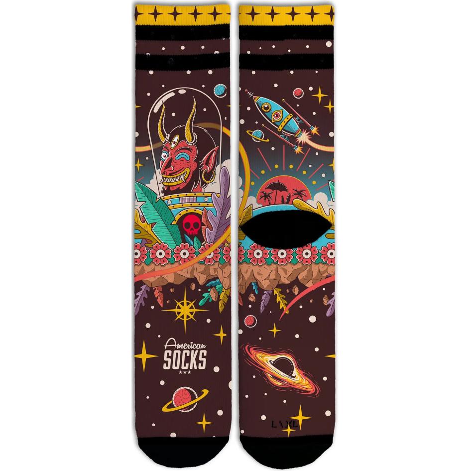 AMERICAN SOCKS CALCETINES SPACE HOLIDAYS