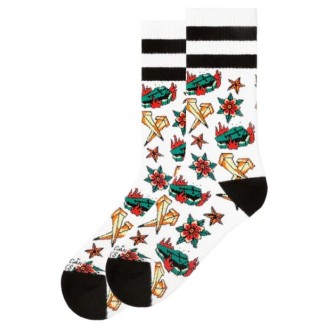 AMERICAN SOCKS CALCETINES COFFIN MID HIGH AS305 LATERAL