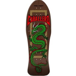 POWEL PERALTA TABLA SKATE CABALLERO CHINESE DRAGON BROWN STAIN 10 X 30