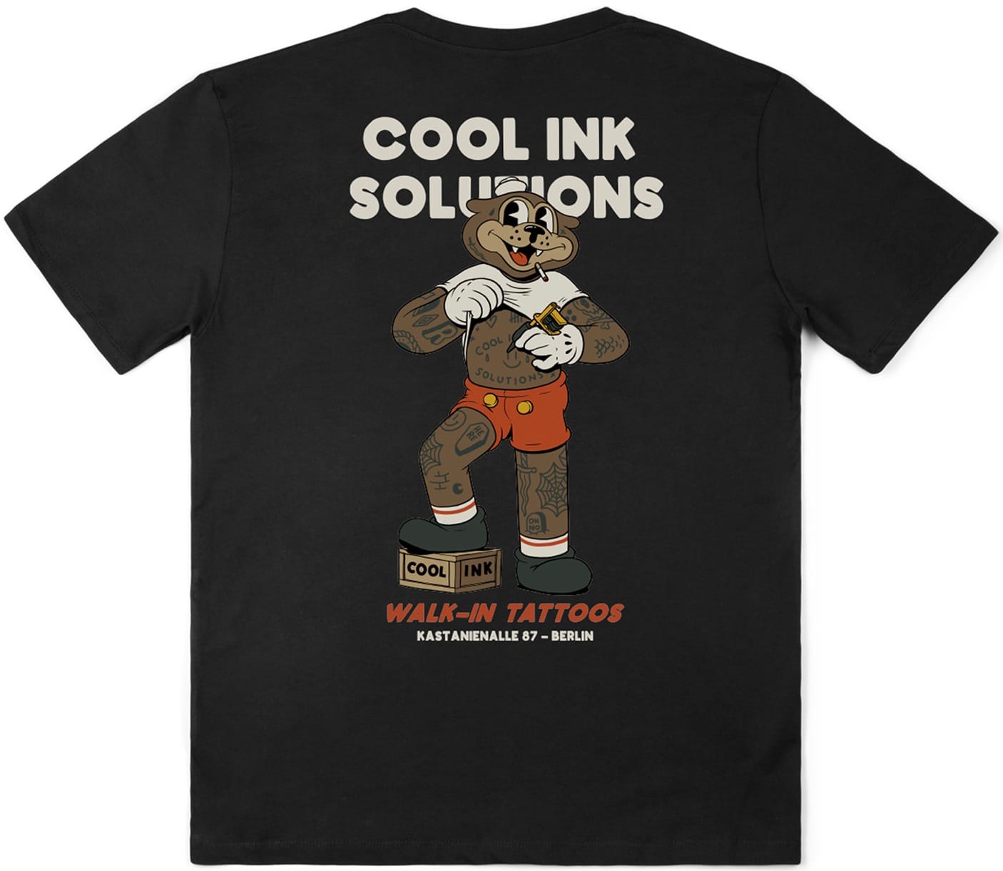 camisetas-the-dudes-105102_walkingtattoo_classictshirt_black_spring24_The Dudes_1