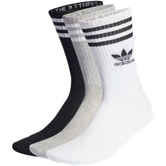 calcetines adidas originals sock tre white grey black il5023 00